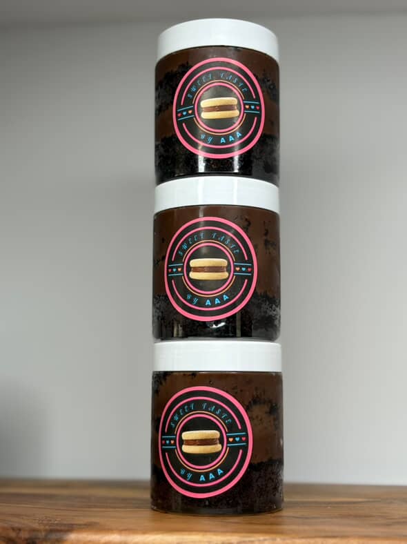 Choco fudge cake Jar